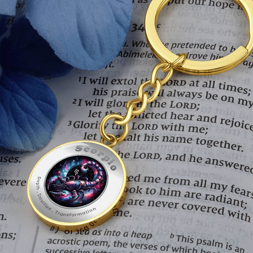 Scorpio- Affirmation Keychain - More Than CharmsMore Than Charms