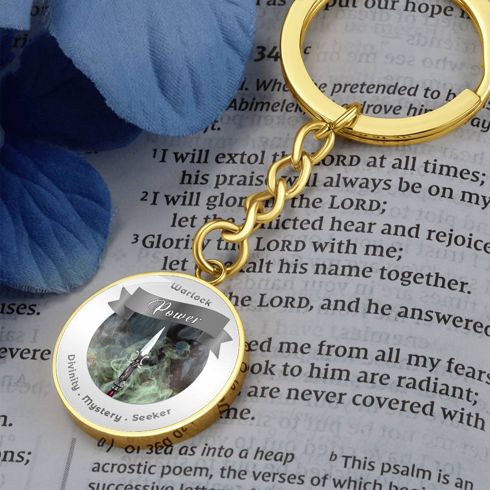 Warlock 2 - RPG Fantasy Affirmation Keychain - More Than CharmsMore Than Charms
