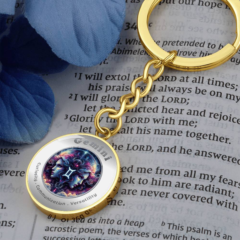 Gemini - Affirmation Keychain - More Than CharmsMore Than Charms