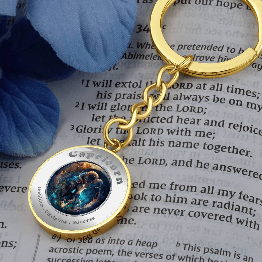 Capricorn - Affirmation Keychain - More Than CharmsMore Than Charms