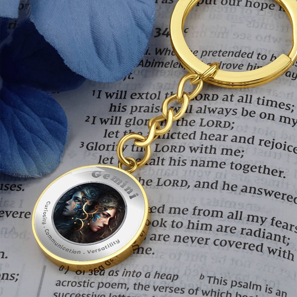 Gemini - Affirmation Keychain - More Than CharmsMore Than Charms