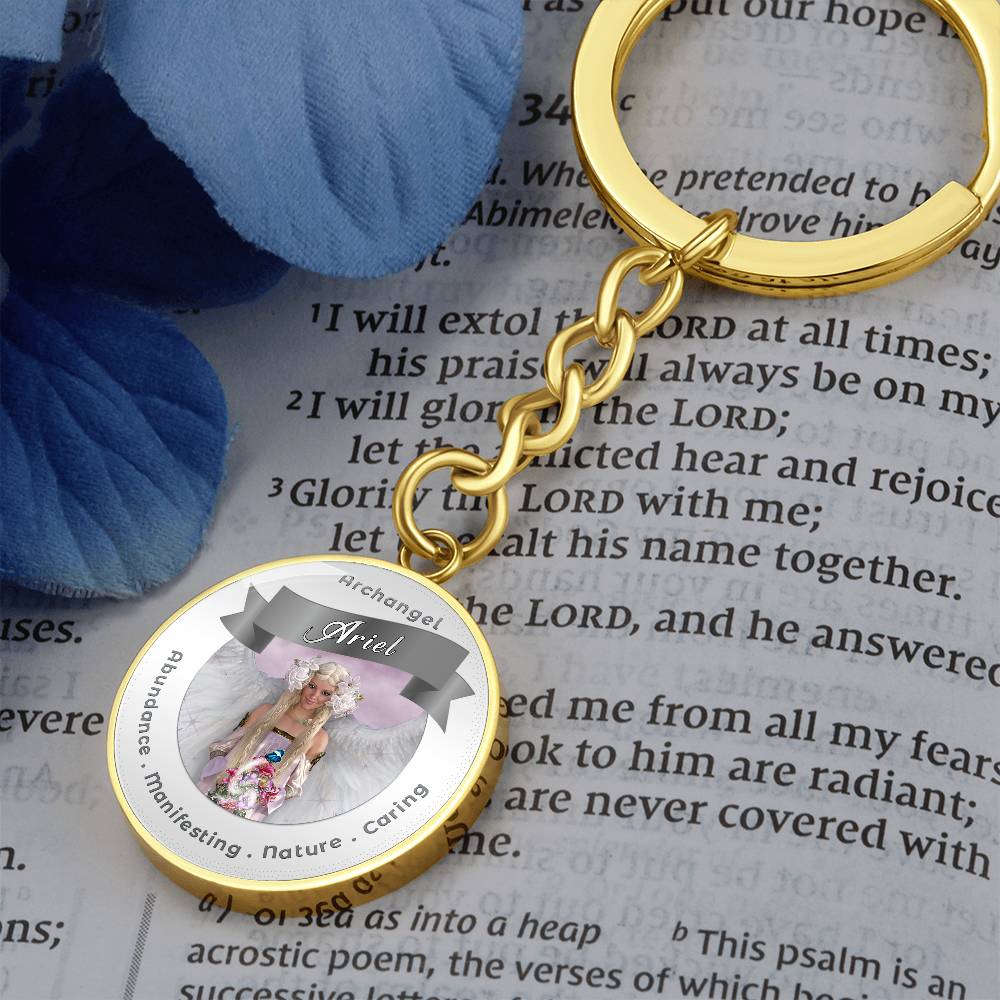 Archangel Ariel- Affirmation Keychain - More Than CharmsMore Than Charms