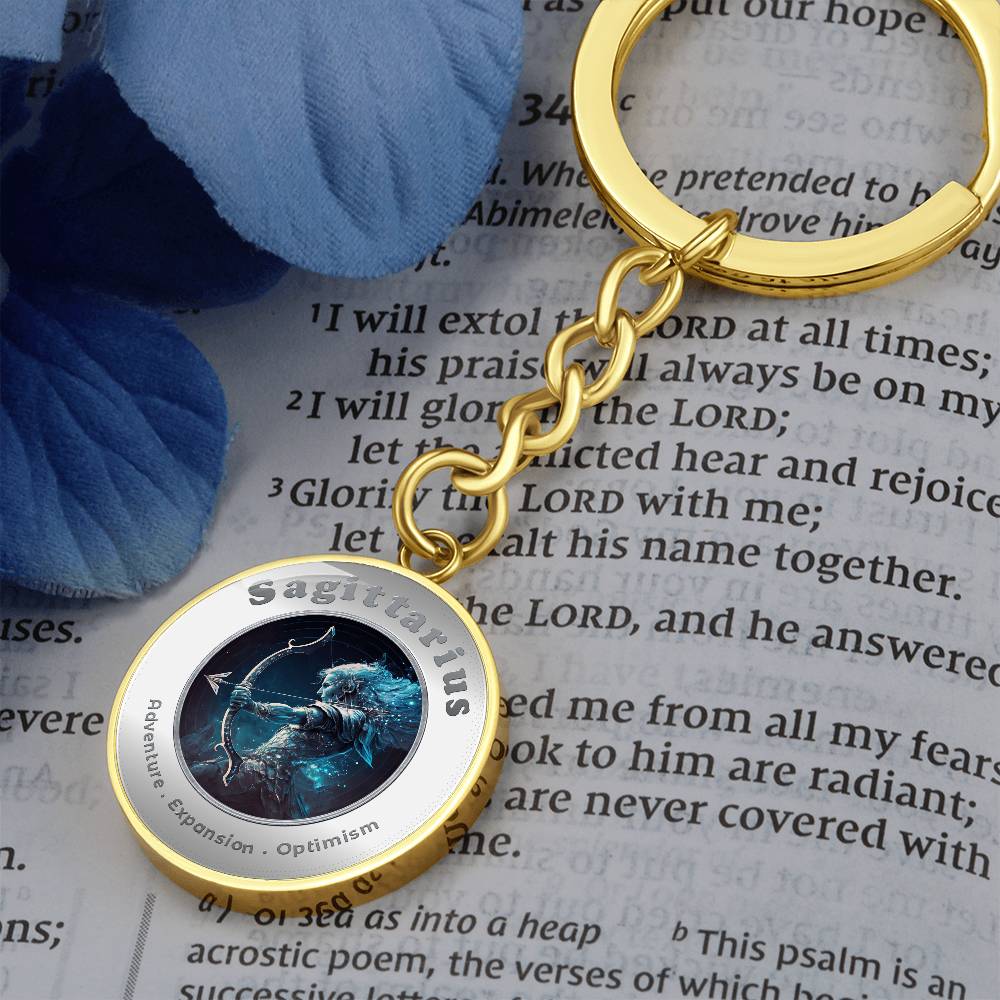 Sagittarius - Affirmation Keychain - More Than CharmsMore Than Charms