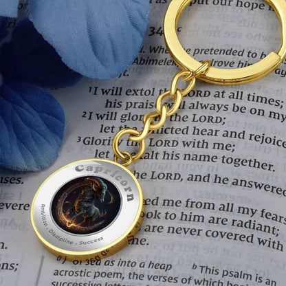 Capricorn - Affirmation Keychain - More Than CharmsMore Than Charms