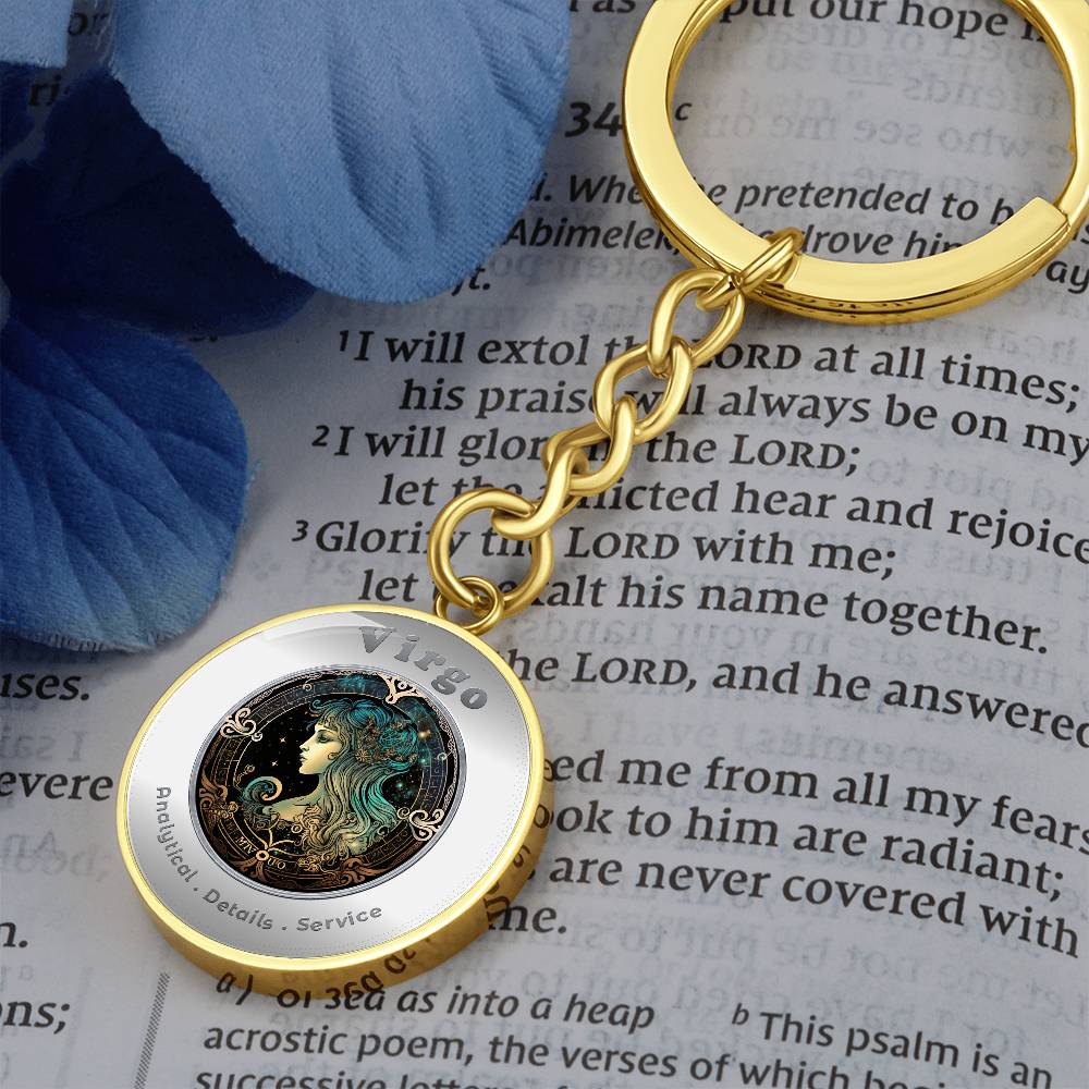 Virgo - Affirmation Keychain - More Than CharmsMore Than Charms