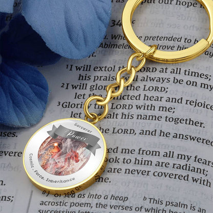 Sorcerer 2- RPG Fantasy Affirmation Keychain - More Than CharmsMore Than Charms
