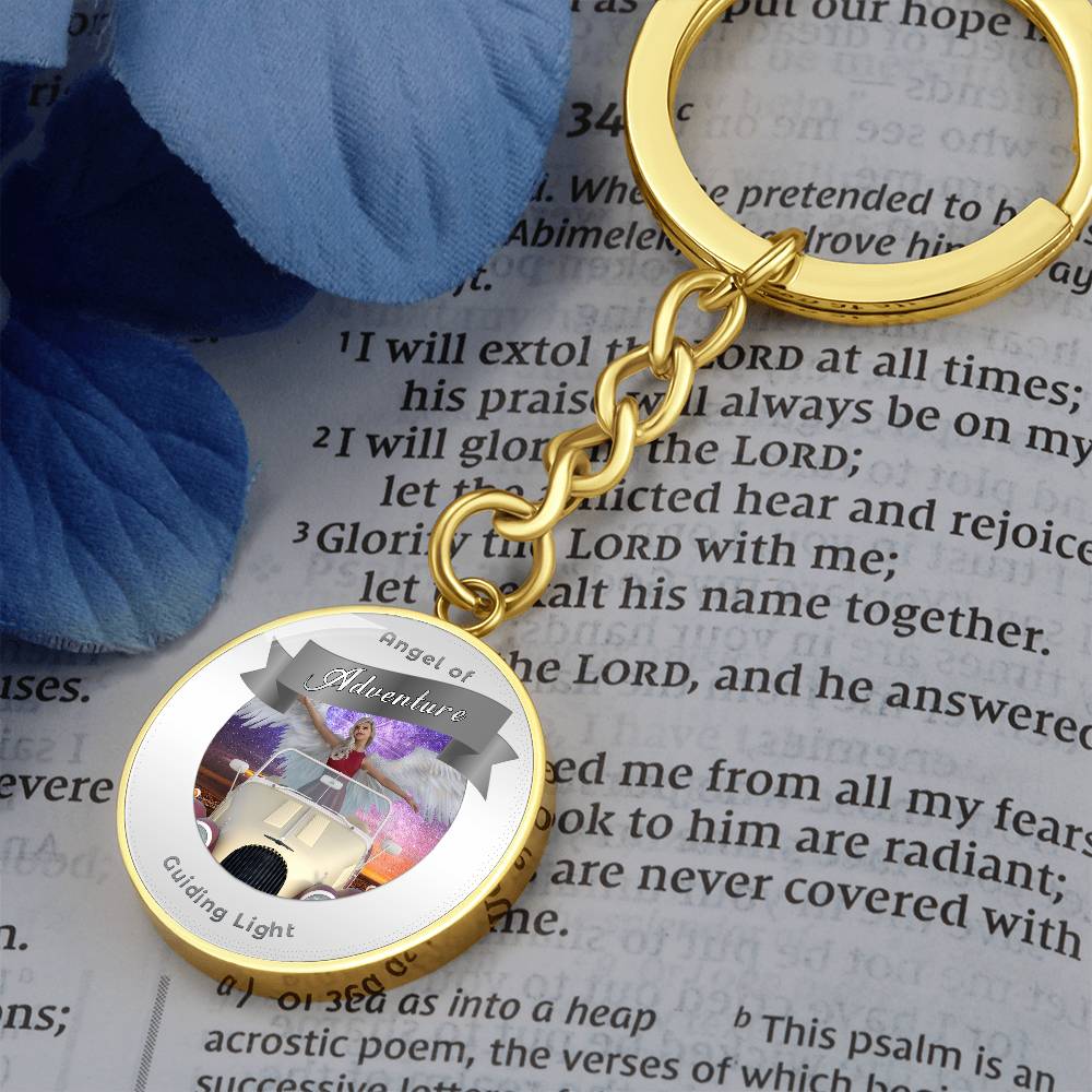 Adventure - Guardian Angel Affirmation Keychain - More Than CharmsMore Than Charms