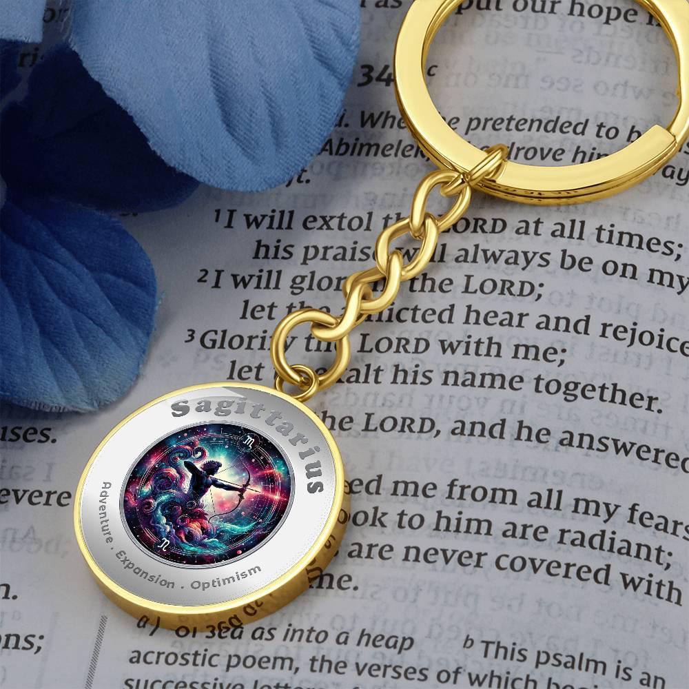 Sagittarius - Affirmation Keychain - More Than CharmsMore Than Charms