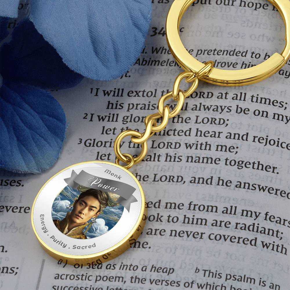 Monk - RPG Fantasy Affirmation Keychain - More Than CharmsMore Than Charms