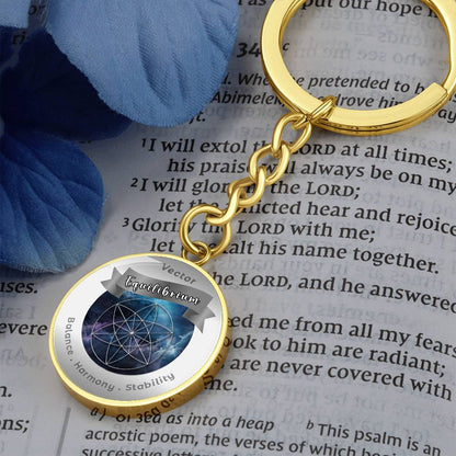 Vector Equilibrium - Affirmation Keychain - More Than CharmsMore Than Charms