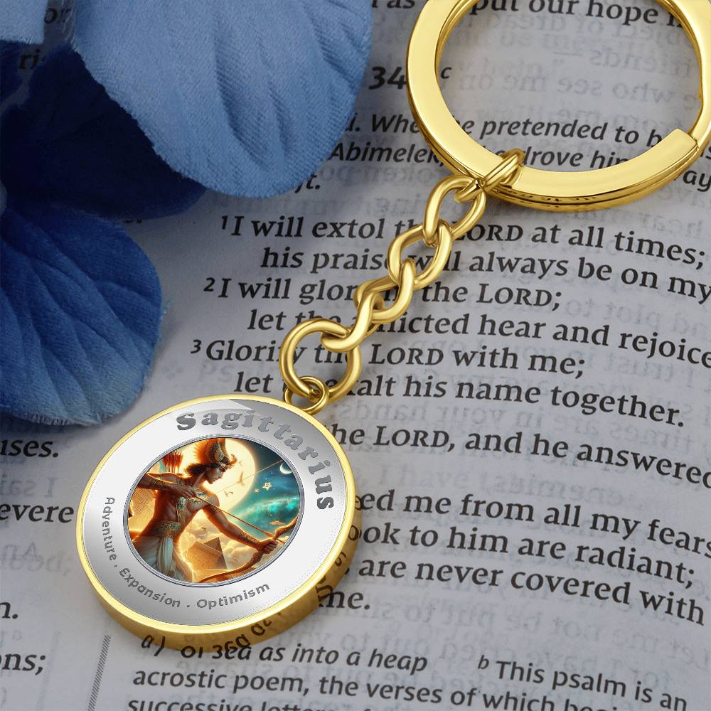 Sagittarius - Affirmation Keychain - More Than CharmsMore Than Charms