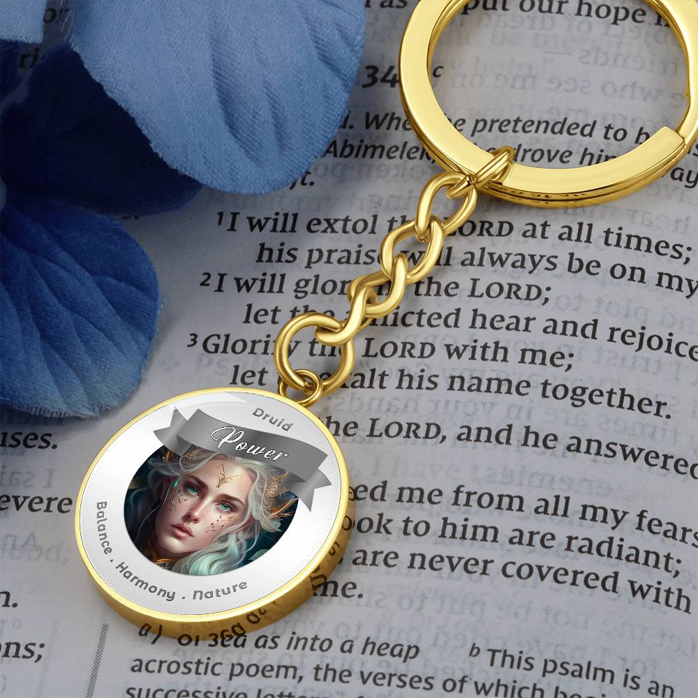 Druid - RPG Fantasy Affirmation Keychain - More Than CharmsMore Than Charms