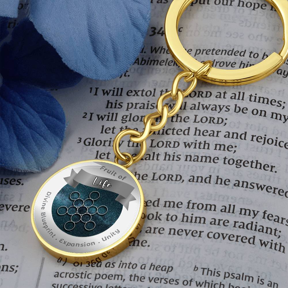 Fruit of Life - Affirmation Keychain - More Than CharmsMore Than Charms