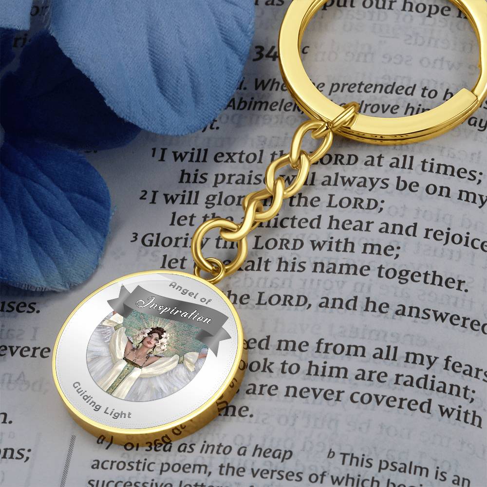 Inspiration - Guardian Angel Affirmation Keychain - More Than CharmsMore Than Charms