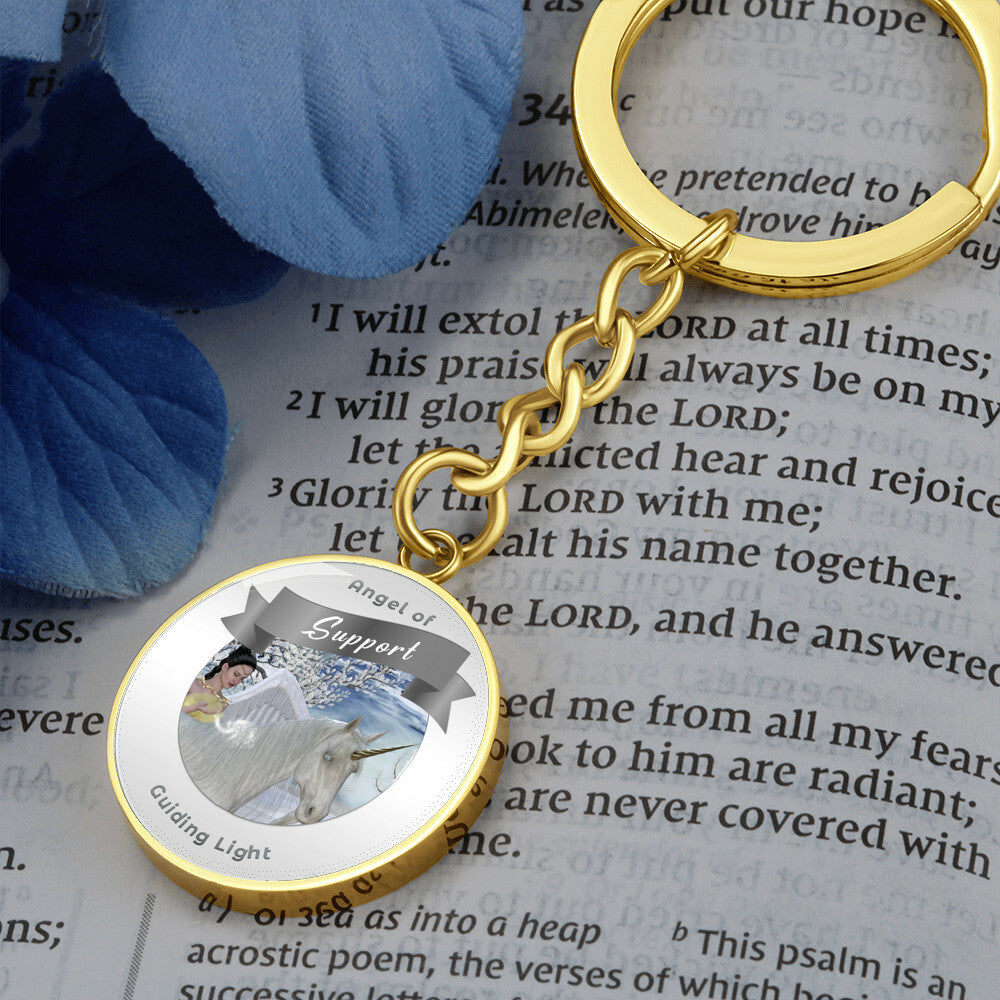 Support - Guardian Angel Affirmation Keychain - More Than CharmsMore Than Charms