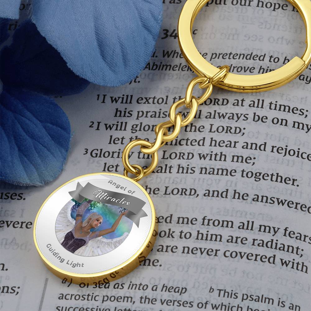 Miracles - Guardian Angel Affirmation Keychain - More Than CharmsMore Than Charms