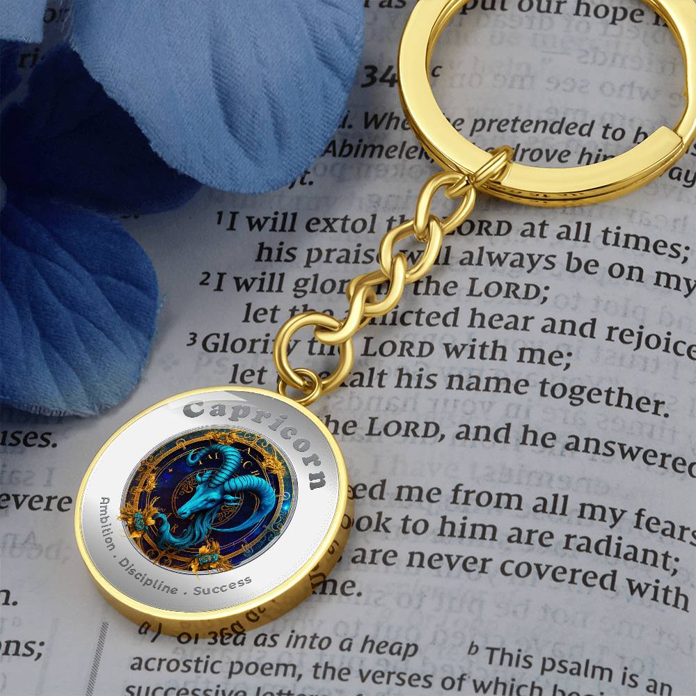 Capricorn - Affirmation Keychain - More Than CharmsMore Than Charms