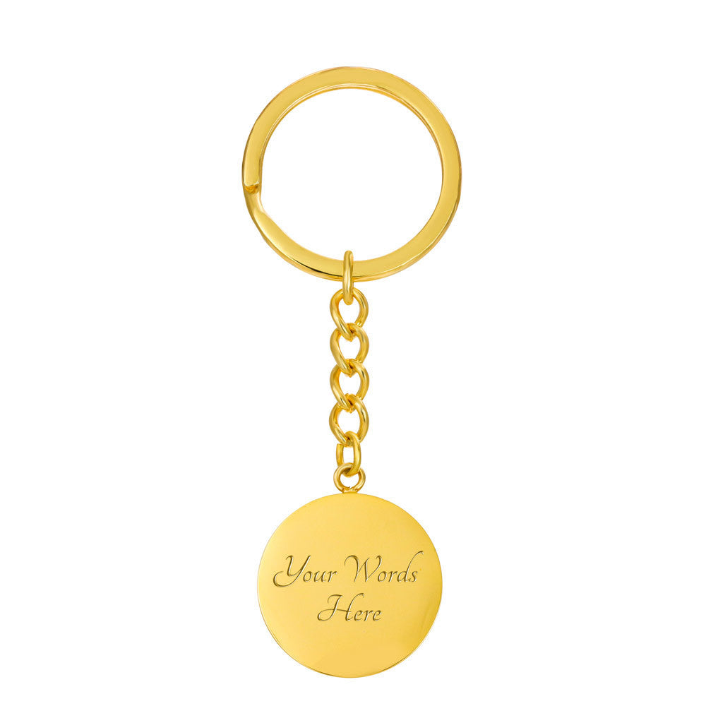 Girl Power- Red - Affirmation Keychain