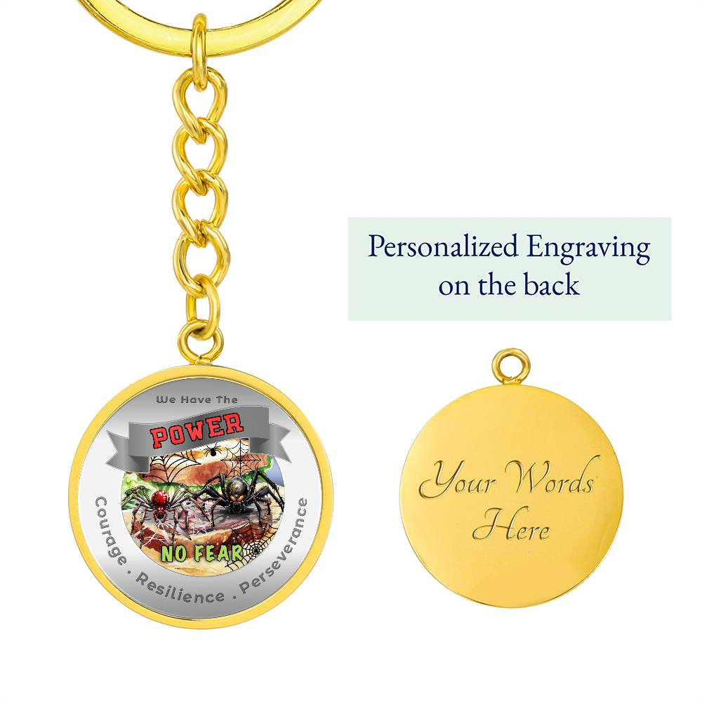 Spider - Power Animal Affirmation Keychain - More Than CharmsMore Than Charms