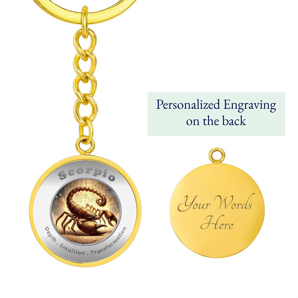 Scorpio - Affirmation Keychain - More Than CharmsMore Than Charms