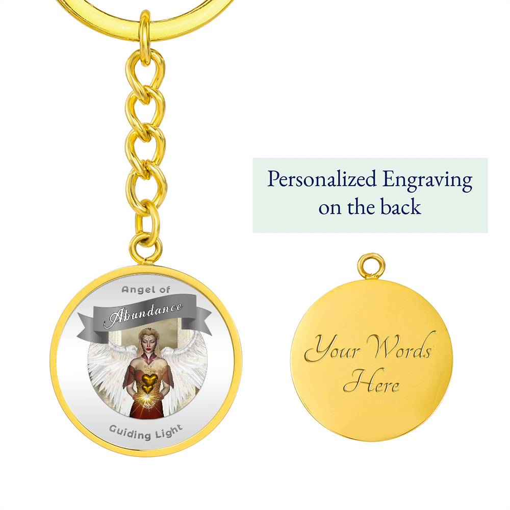 Abundance - Guardian Angel Affirmation Keychain - More Than CharmsMore Than Charms