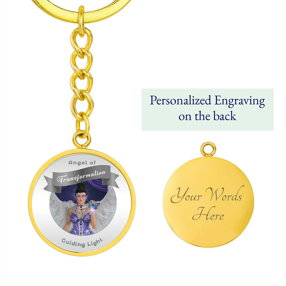 Transformation - Guardian Angel Affirmation Keychain - More Than CharmsMore Than Charms
