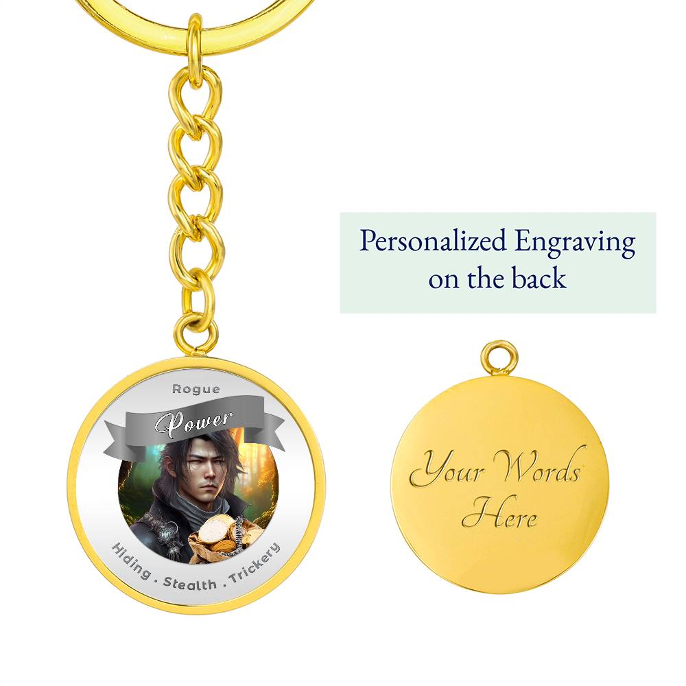 Rogue Alchemist - RPG Fantasy Affirmation Keychain - More Than CharmsMore Than Charms