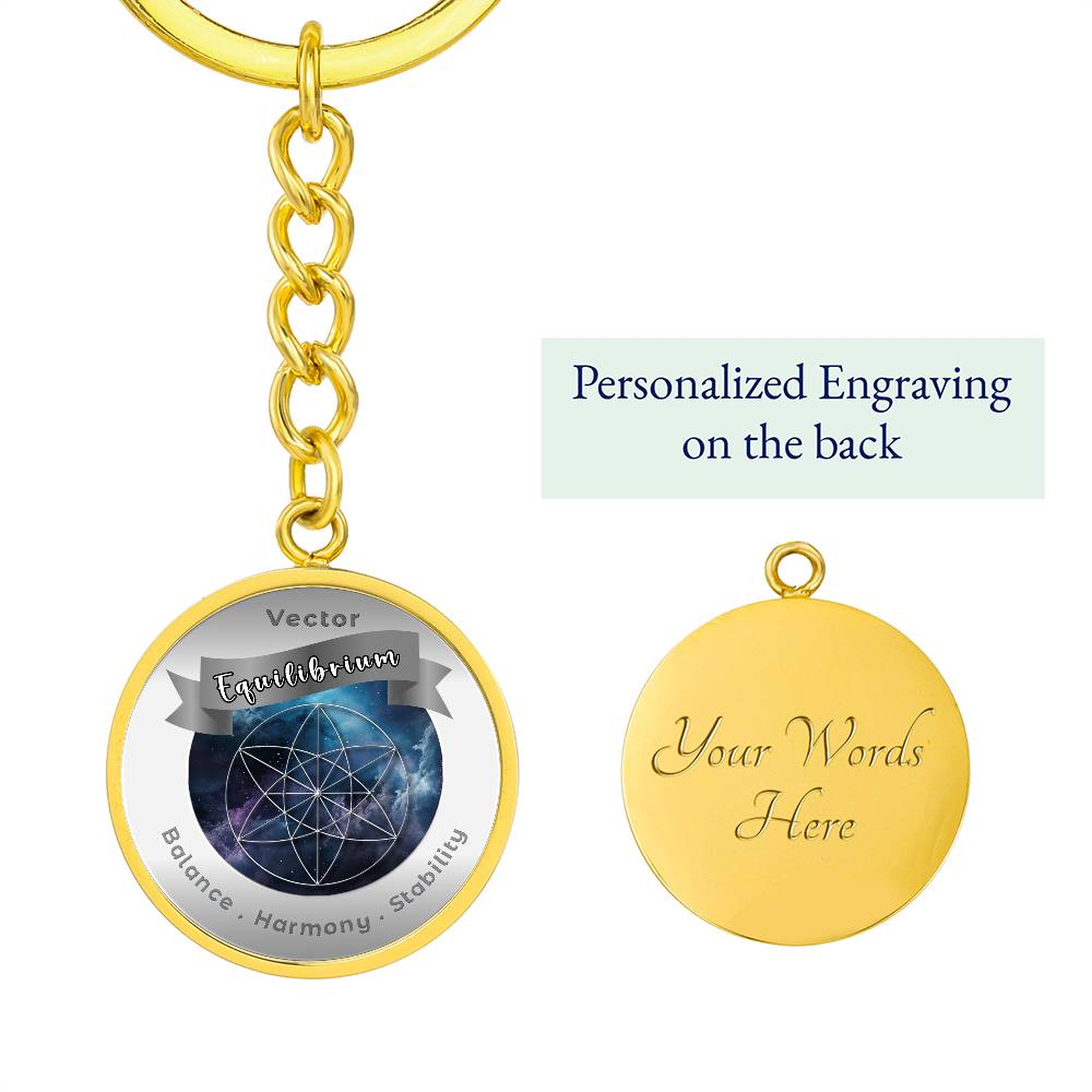 Vector Equilibrium - Affirmation Keychain - More Than CharmsMore Than Charms