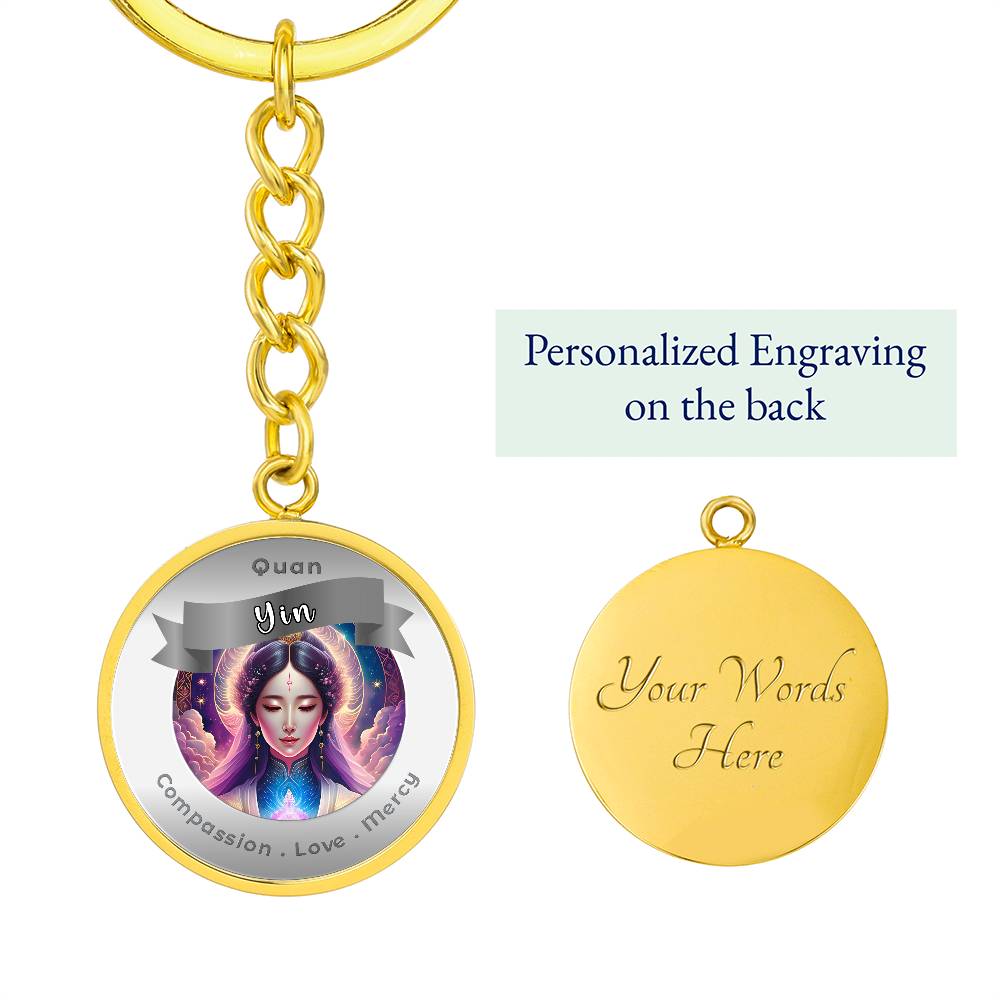 Quan Yin - Affirmation Pendant for Compassion Love Mercy- More Than CharmsMore Than Charms