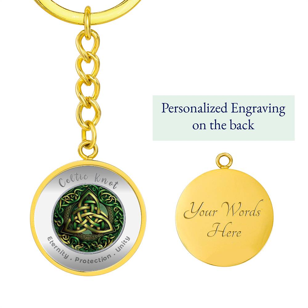 Celtic Knot - Affirmation Keychain - More Than CharmsMore Than Charms