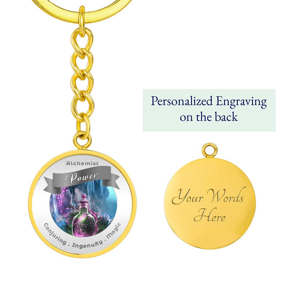 Alchemist 2 - RPG Fantasy Affirmation Keychain - More Than CharmsMore Than Charms