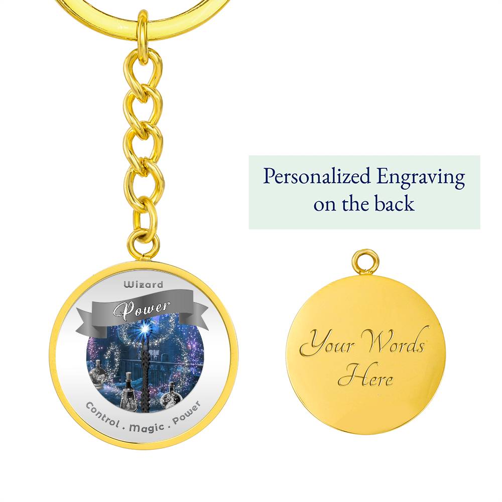 Wizard - RPG Fantasy Affirmation Keychain - More Than CharmsMore Than Charms