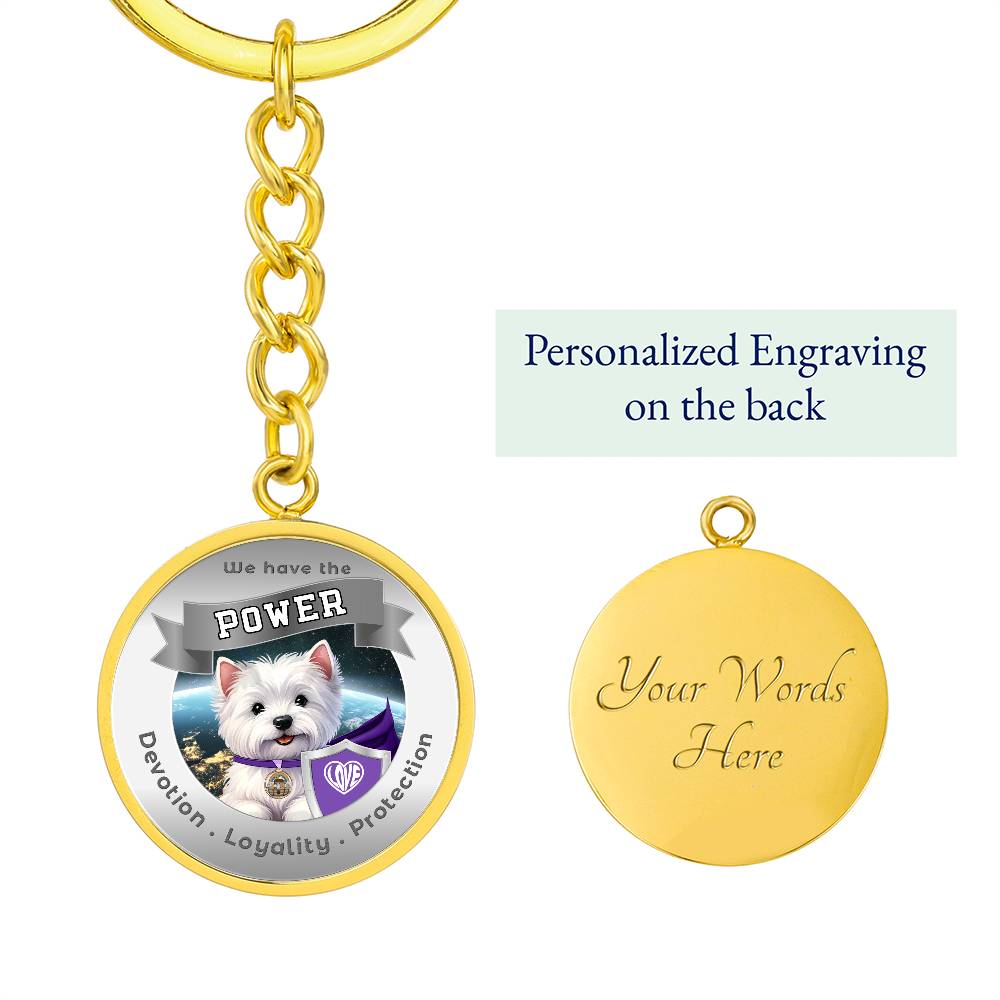 West Highland Terrier - Dog Power Animal Affirmation Necklace - More Than CharmsMore Than Charms