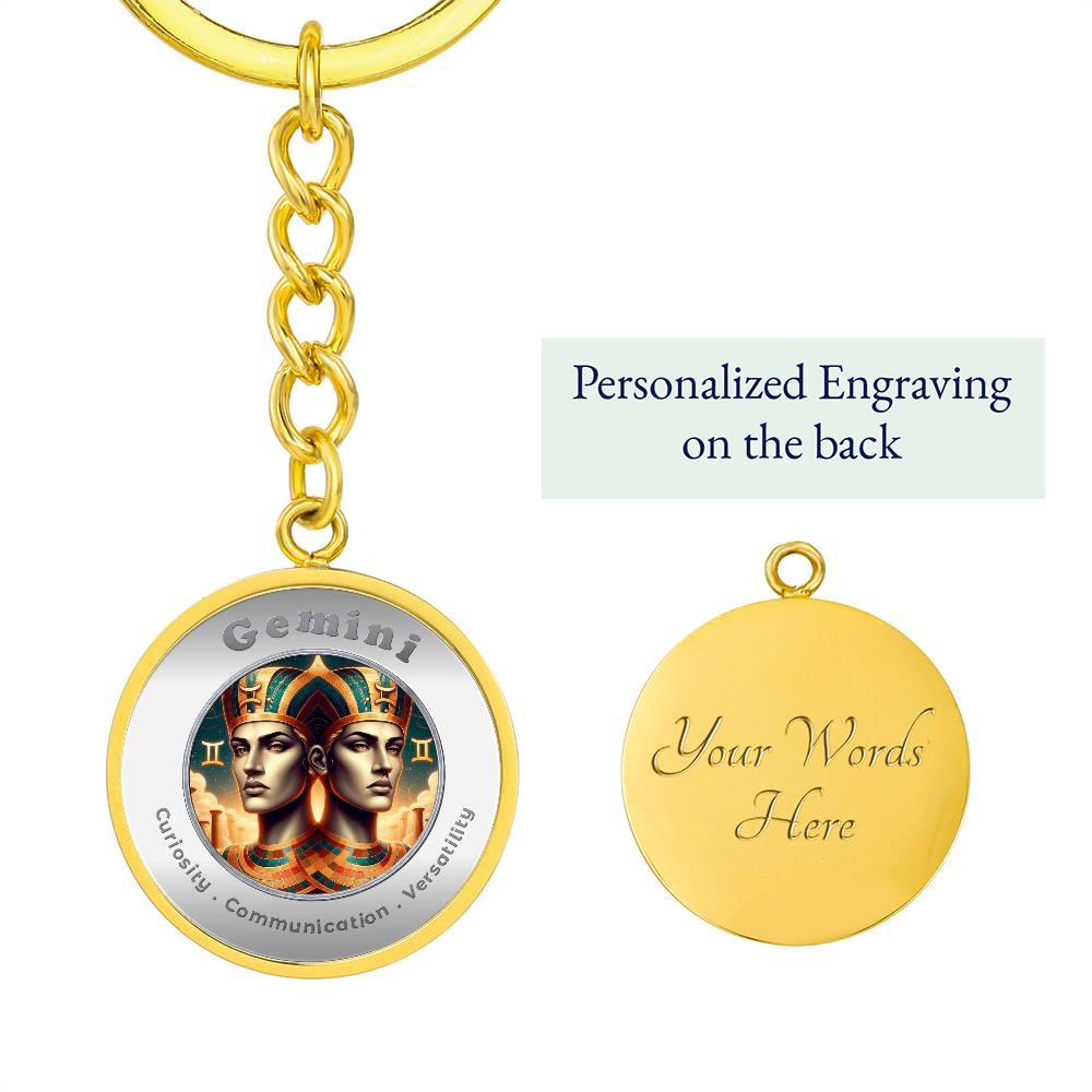 Gemini - Affirmation Keychain - More Than CharmsMore Than Charms