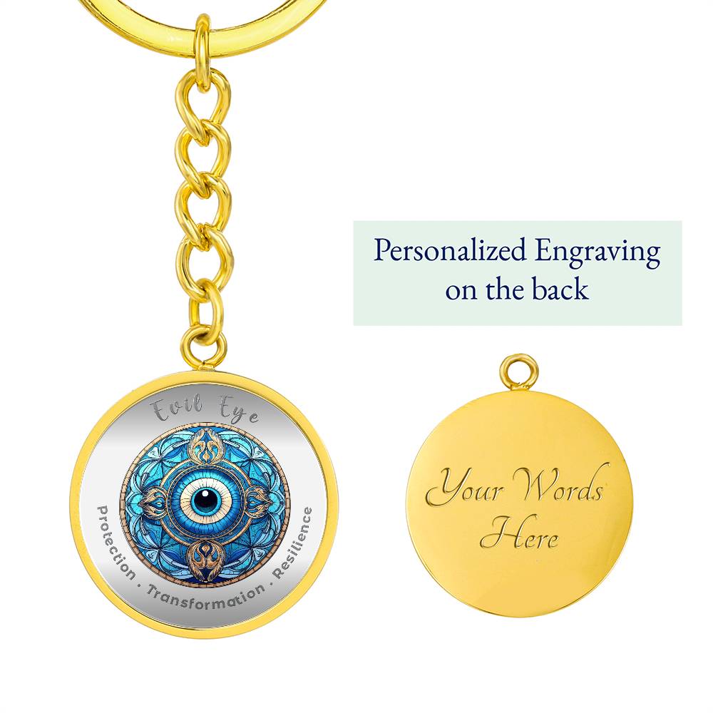 Evil Eye - Affirmation Keychain - More Than CharmsMore Than Charms
