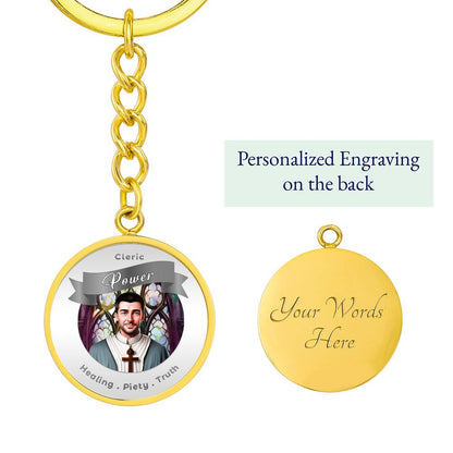 Cleric - RPG Fantasy Affirmation Keychain - More Than CharmsMore Than Charms
