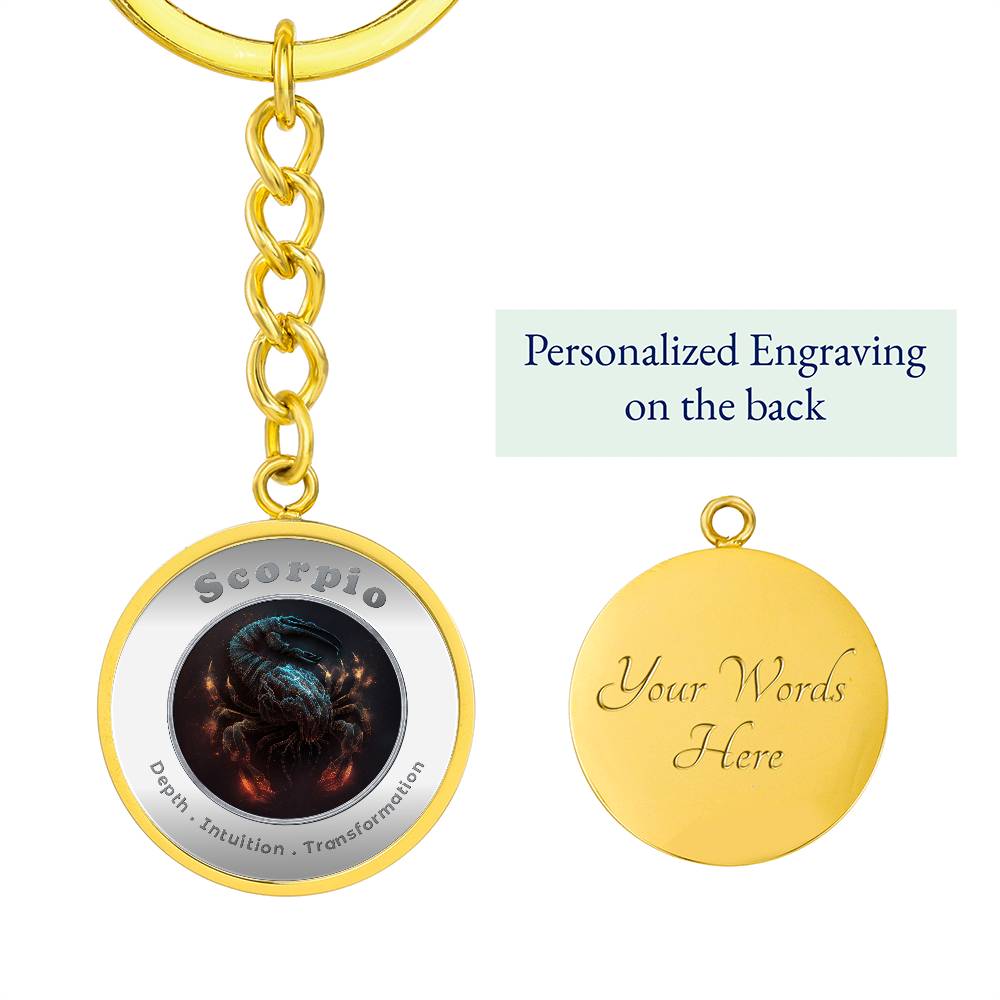 Scorpio - Affirmation Keychain - More Than CharmsMore Than Charms