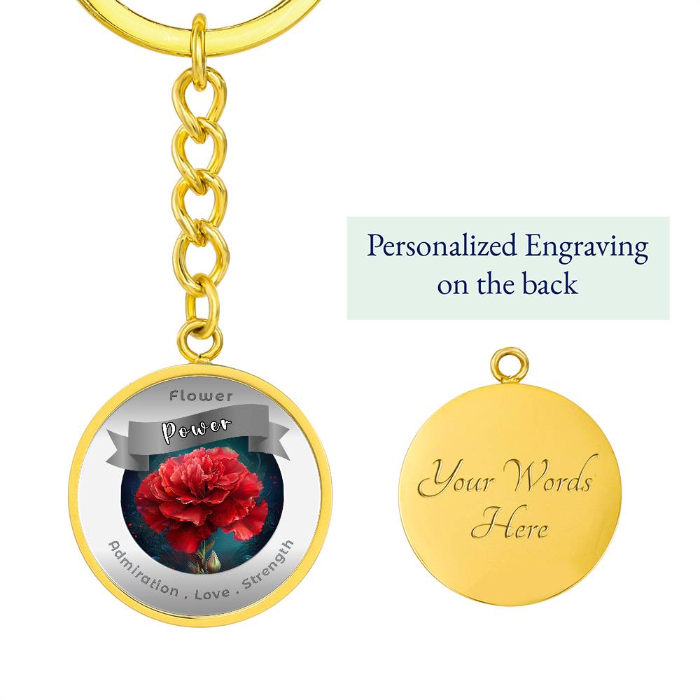 Carnation - Affirmation Pendant - More Than CharmsMore Than Charms