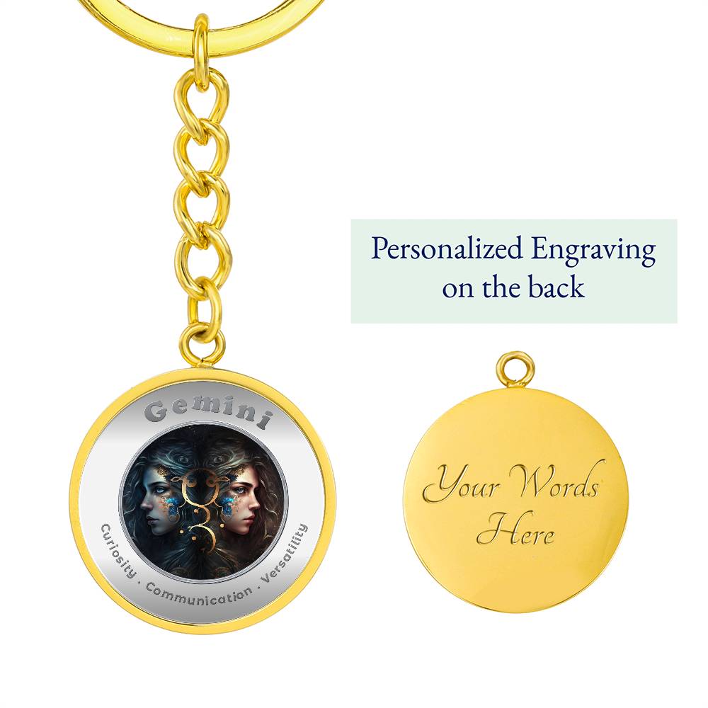 Gemini - Affirmation Keychain - More Than CharmsMore Than Charms