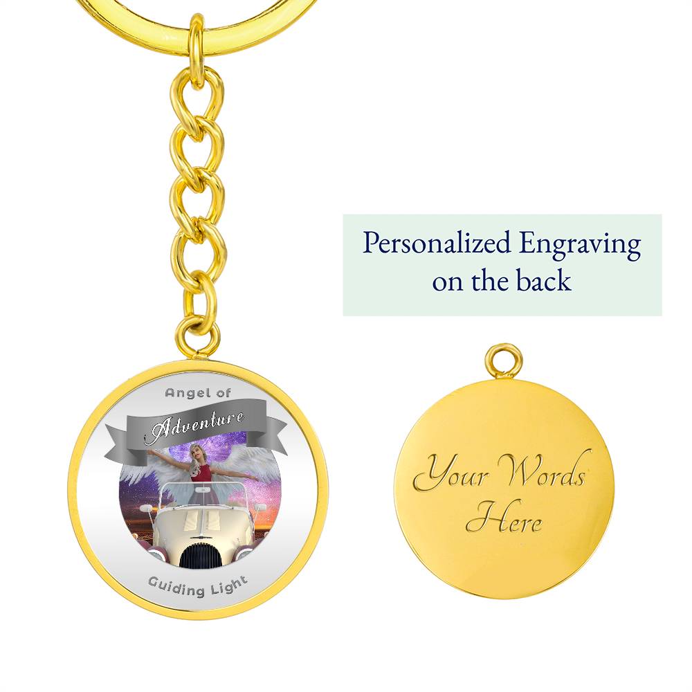 Adventure - Guardian Angel Affirmation Keychain - More Than CharmsMore Than Charms