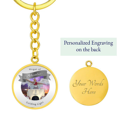 Adventure - Guardian Angel Affirmation Keychain - More Than CharmsMore Than Charms