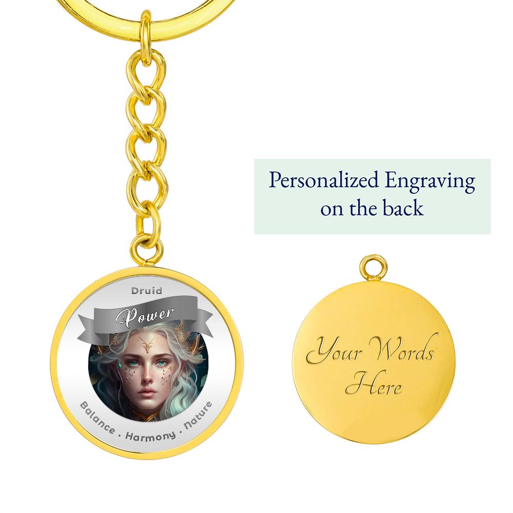 Druid - RPG Fantasy Affirmation Keychain - More Than CharmsMore Than Charms