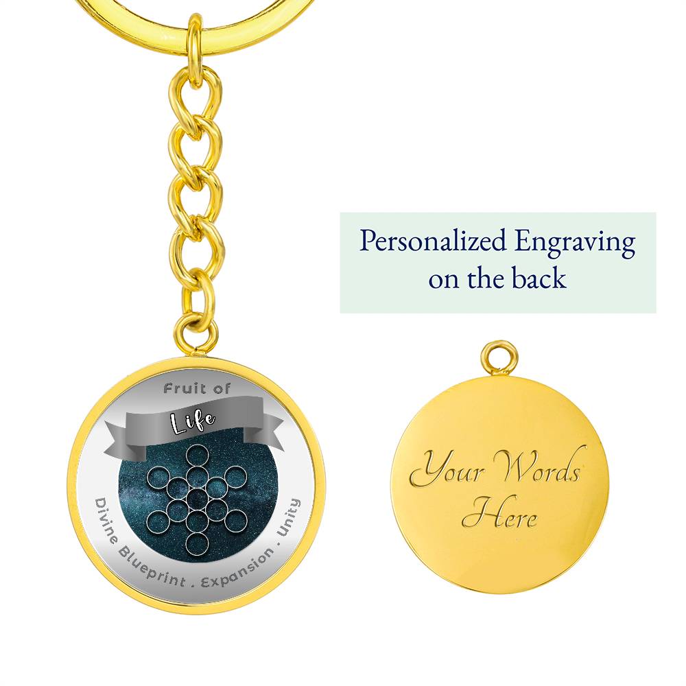 Fruit of Life - Affirmation Keychain - More Than CharmsMore Than Charms