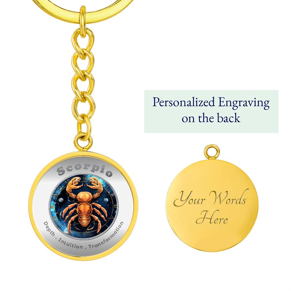 Scorpio - Affirmation Keychain - More Than CharmsMore Than Charms