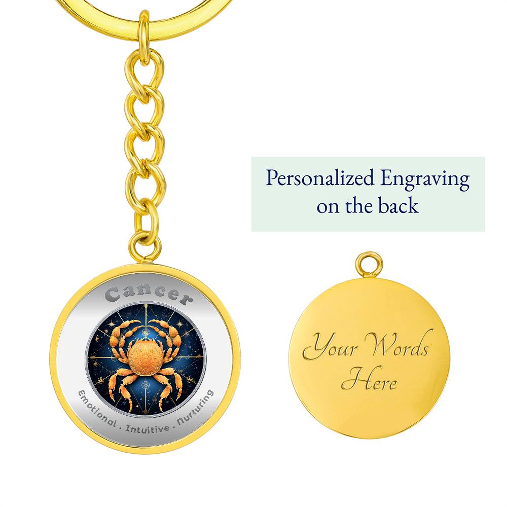 Cancer - Affirmation Keychain - More Than CharmsMore Than Charms