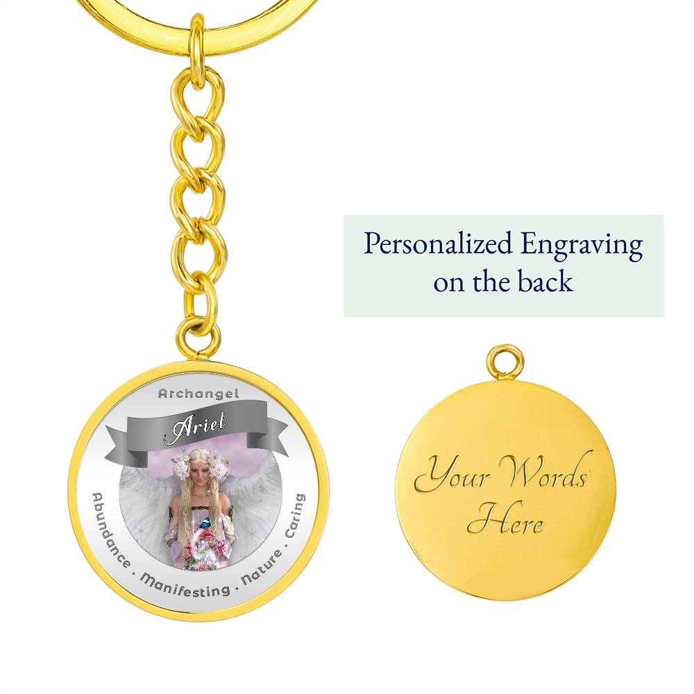 Archangel Ariel- Affirmation Keychain - More Than CharmsMore Than Charms