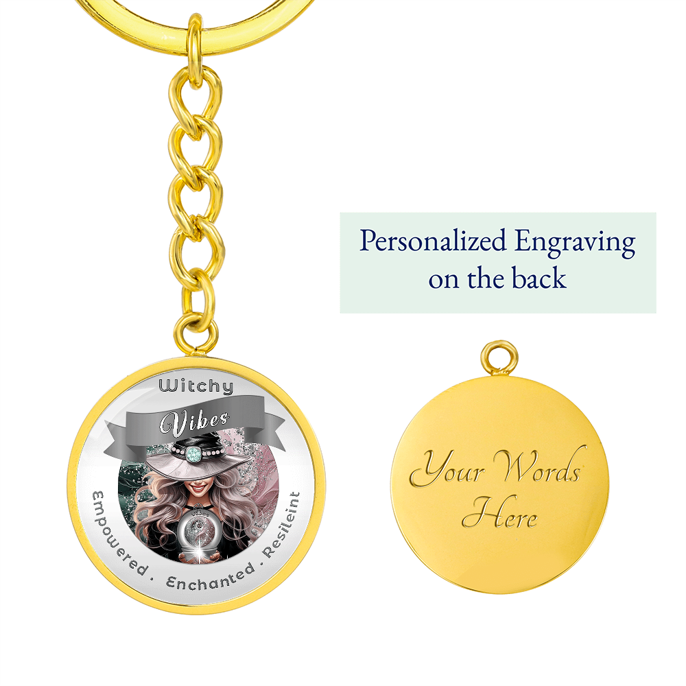 Witchy Vibes - Blond - Affirmation Keychain