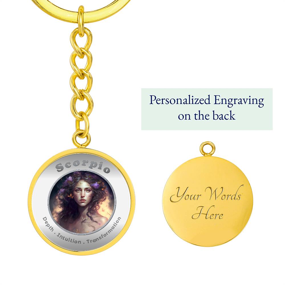 Scorpio - Affirmation Keychain - More Than CharmsMore Than Charms
