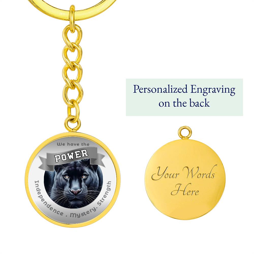 Panther - Power Animal Affirmation Keychain - More Than CharmsMore Than Charms