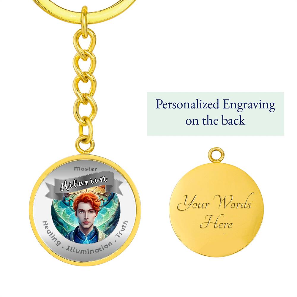 Hilarion - Affirmation Keychain For Healing, Illumination & Truth - More Than CharmsMore Than Charms